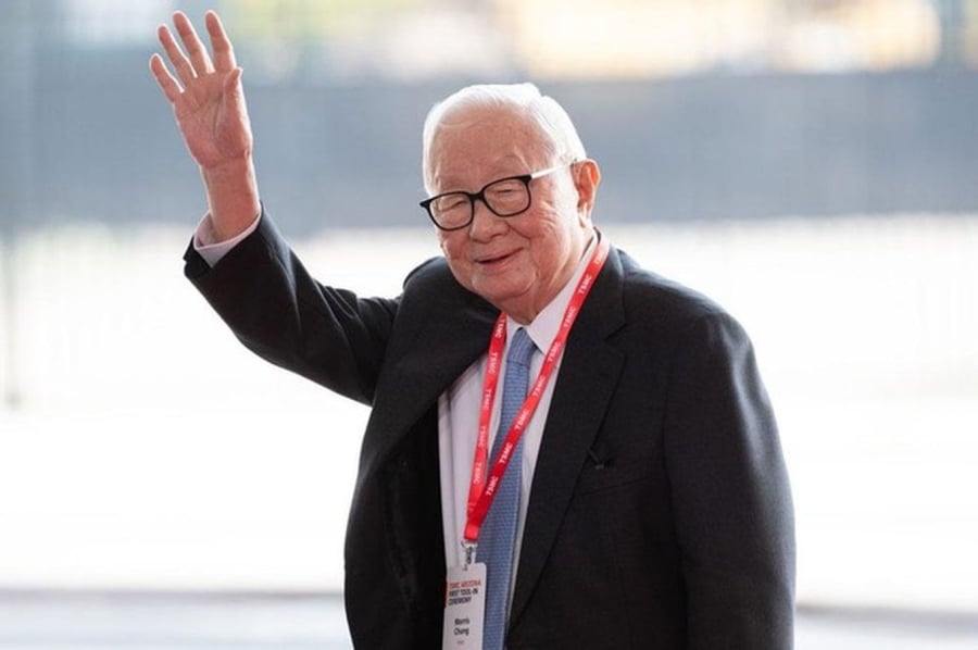 Tỷ phú Morris Chang - người sáng lập TSMC, tập đoàn sản xuất chip lớn nhất thế giới.