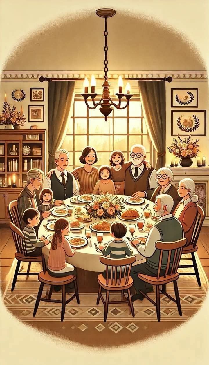 Các thành viên hoà bình, chia sẻ không ganh đua với nhau là phúc lộc